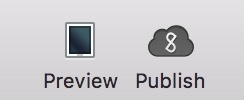 Publish button